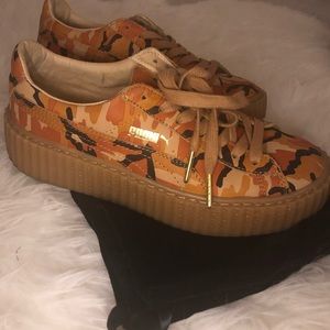 Suede Camo Fenty Creepers! Size 7